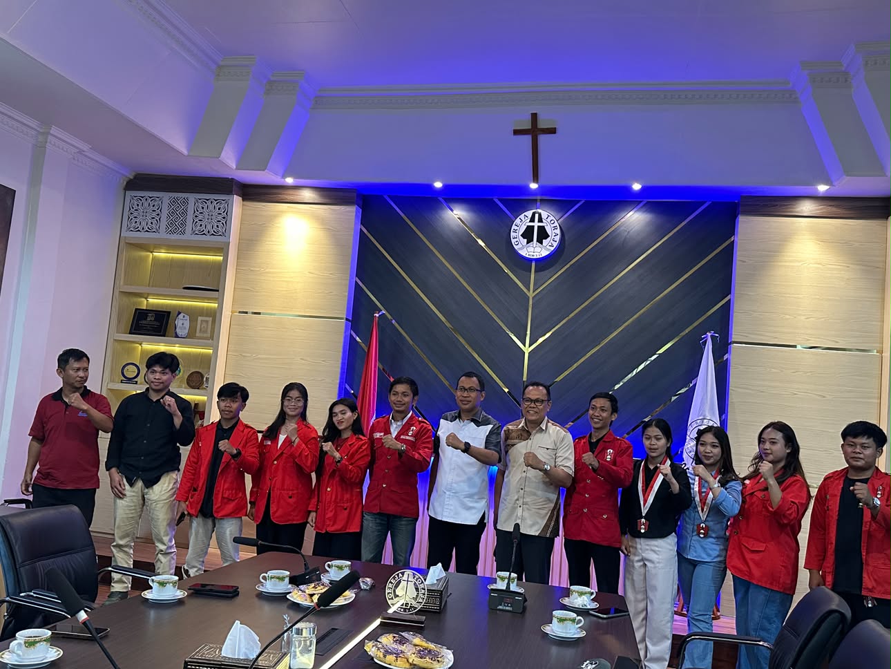 BPS Gereja Toraja Sambut Sinergi GMNI Toraja Utara, Upaya Tangani Karhutla Toraja